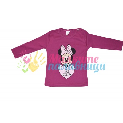 Детска блуза - Мини в тъмно розово